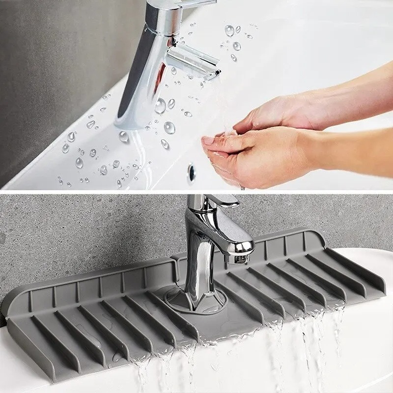 Silicone Faucet Mat Dish Soap  - مراجعة Silicone Tap Washer وسعره