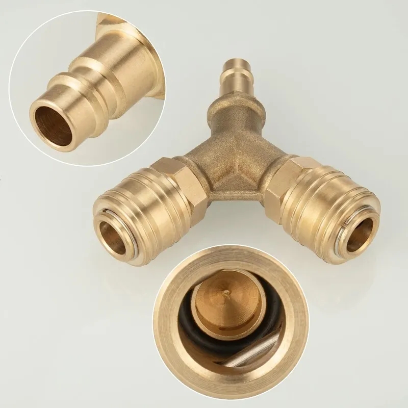 Upgraded Compressed Air Distri - مراجعة Compression Fitting Brass وسعره