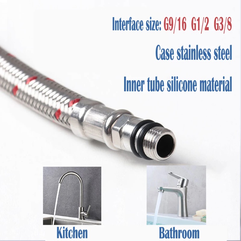2PCS 60cm Flexible Plumbing Pi - مراجعة Flexible Hose Braided وسعره