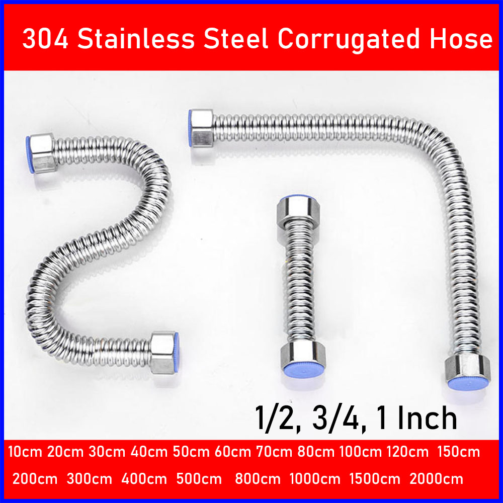 One 304 Stainless Steel Corrug - مراجعة Flexible Hose Braided وسعره