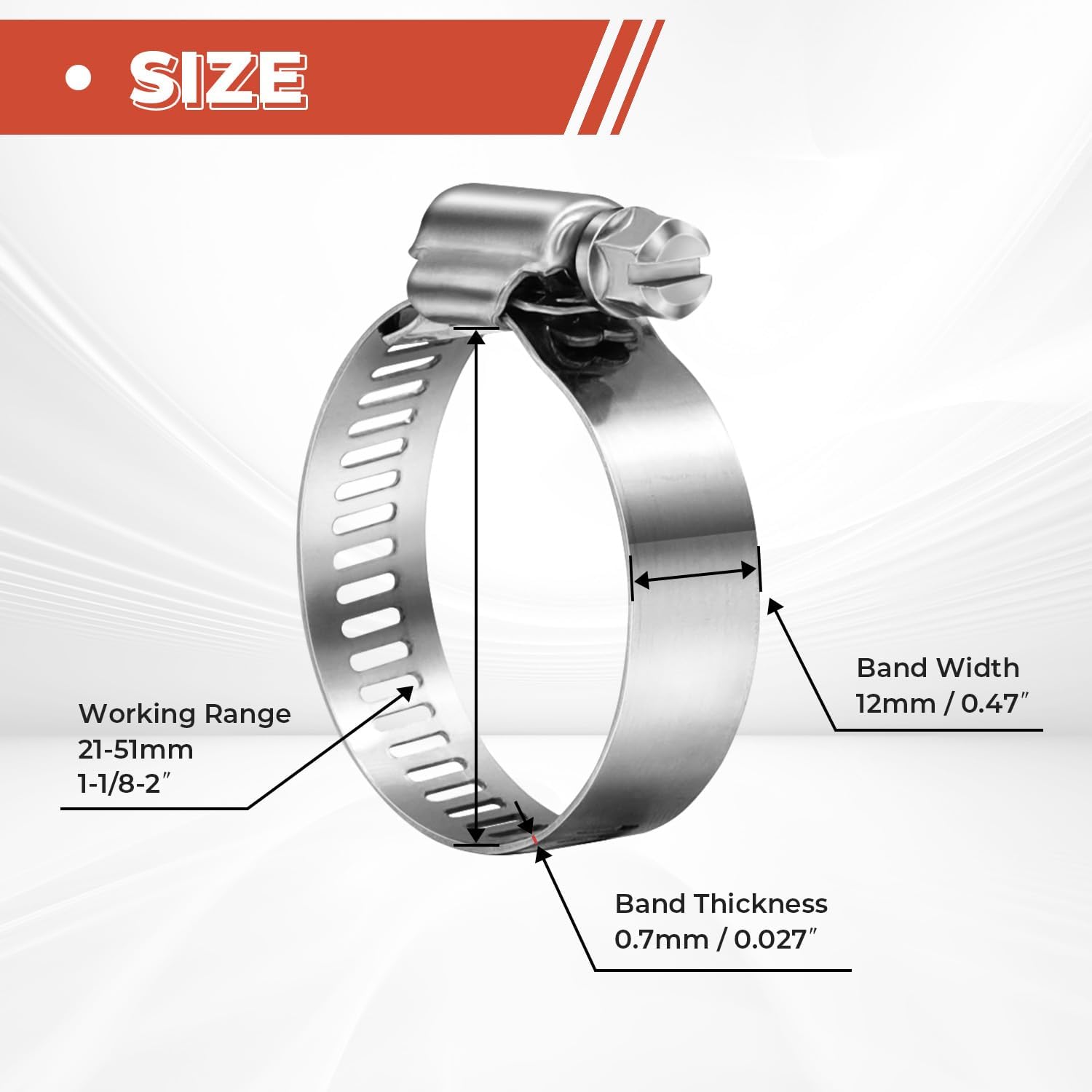 20PCS 304 Stainless Steel Hose - مراجعة Drain Pipe Clip وسعره
