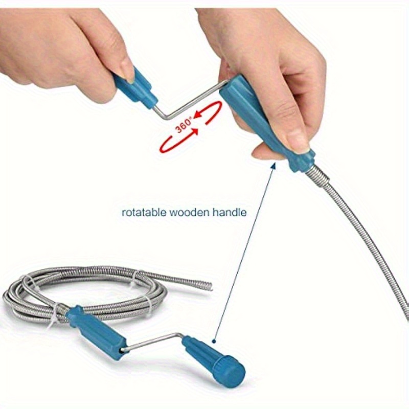 Telescopic Handle Flexible Ste - مراجعة Drain Snake Flexible وسعره
