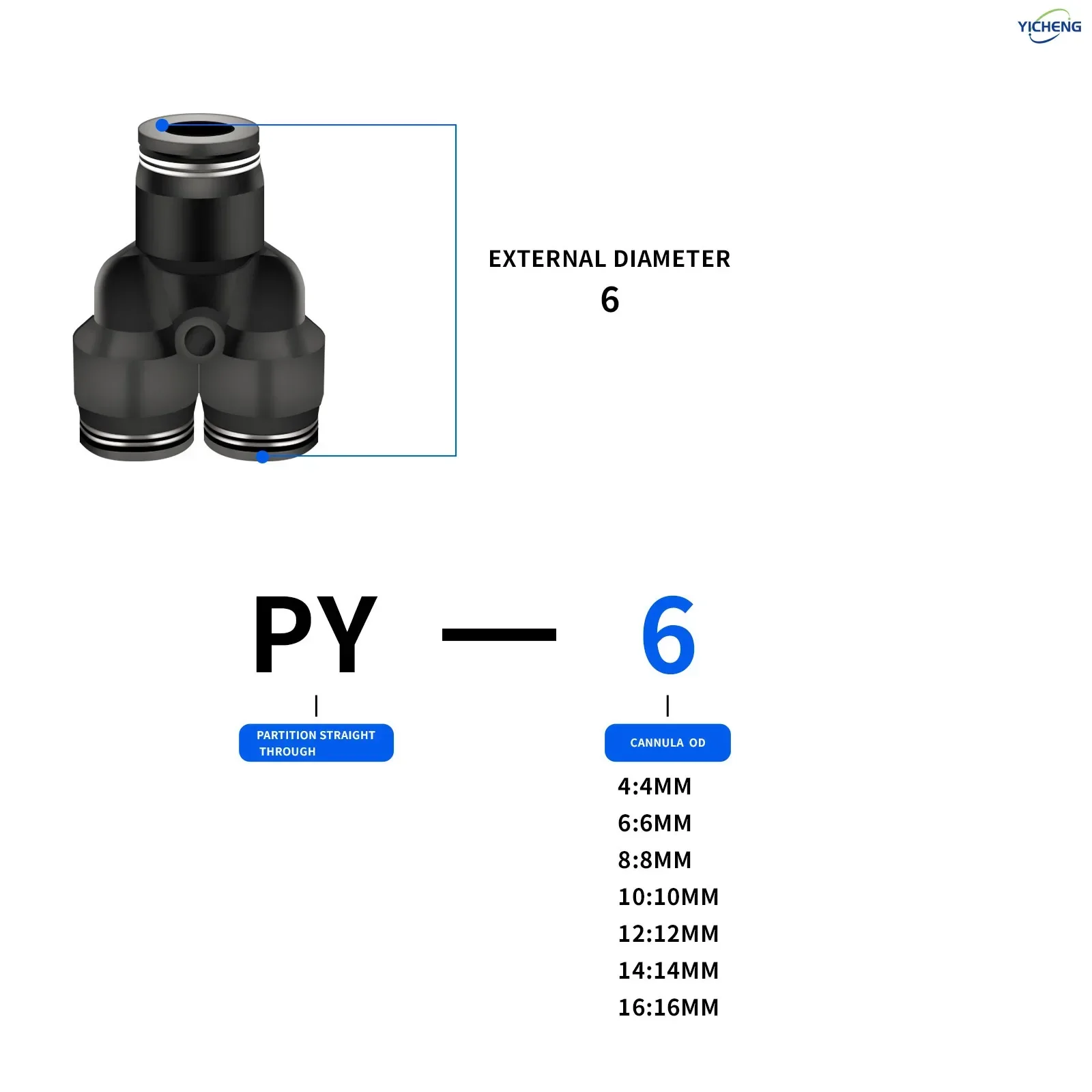 PNEUMATIC Hose Connector 6MM O - مراجعة Push Fit Connector وسعره