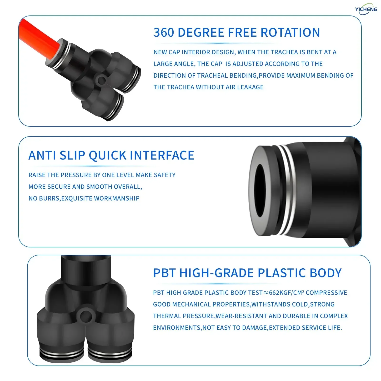 PNEUMATIC Hose Connector 6MM O - مراجعة Push Fit Connector وسعره