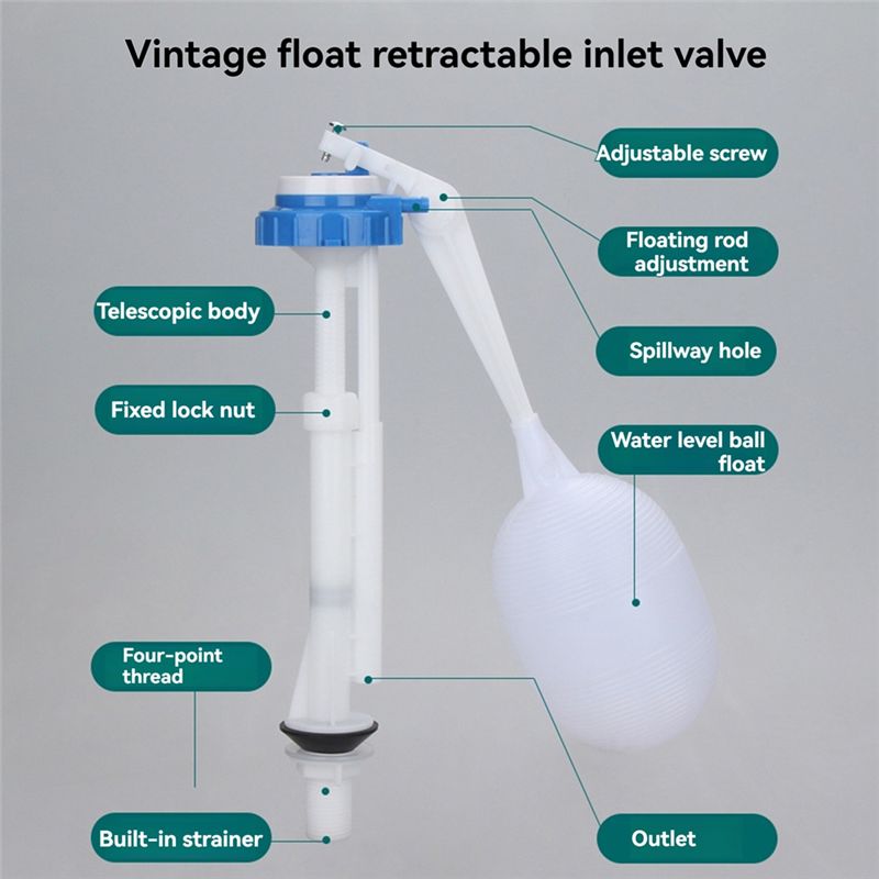 B52C Adjustable Old Type Toile - مراجعة Float Ball Valve وسعره
