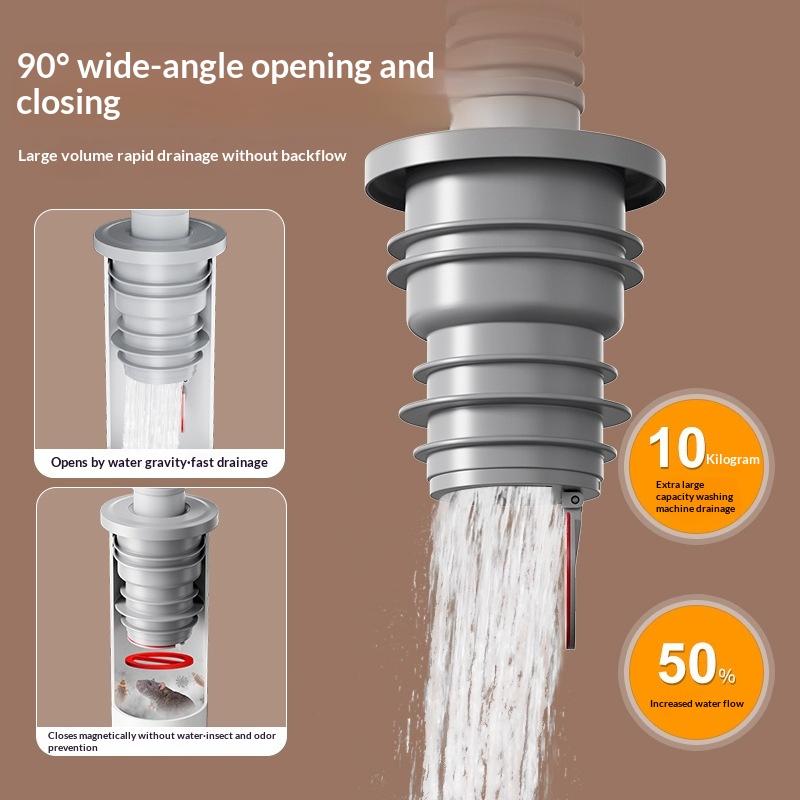 &Bathroom Sewer Seal Ring Anti - مراجعة Drain Pipe Clip وسعره