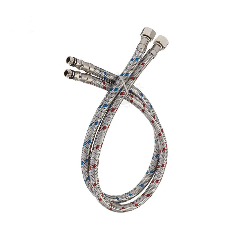 2 Pack 60cm Stainless Steel Ho - مراجعة Flexible Hose Braided وسعره