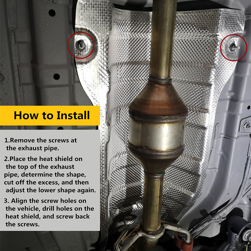 Car Embossed Aluminum Heat Shi - مراجعة Pipe Freeze Spray وسعره