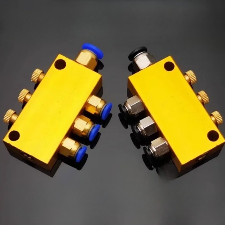 2-12 Ways Aluminium Brass Lube - مراجعة Compression Fitting Brass وسعره
