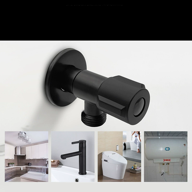 Black Stainless Steel Triangle - مراجعة Toilet Fill Valve وسعره
