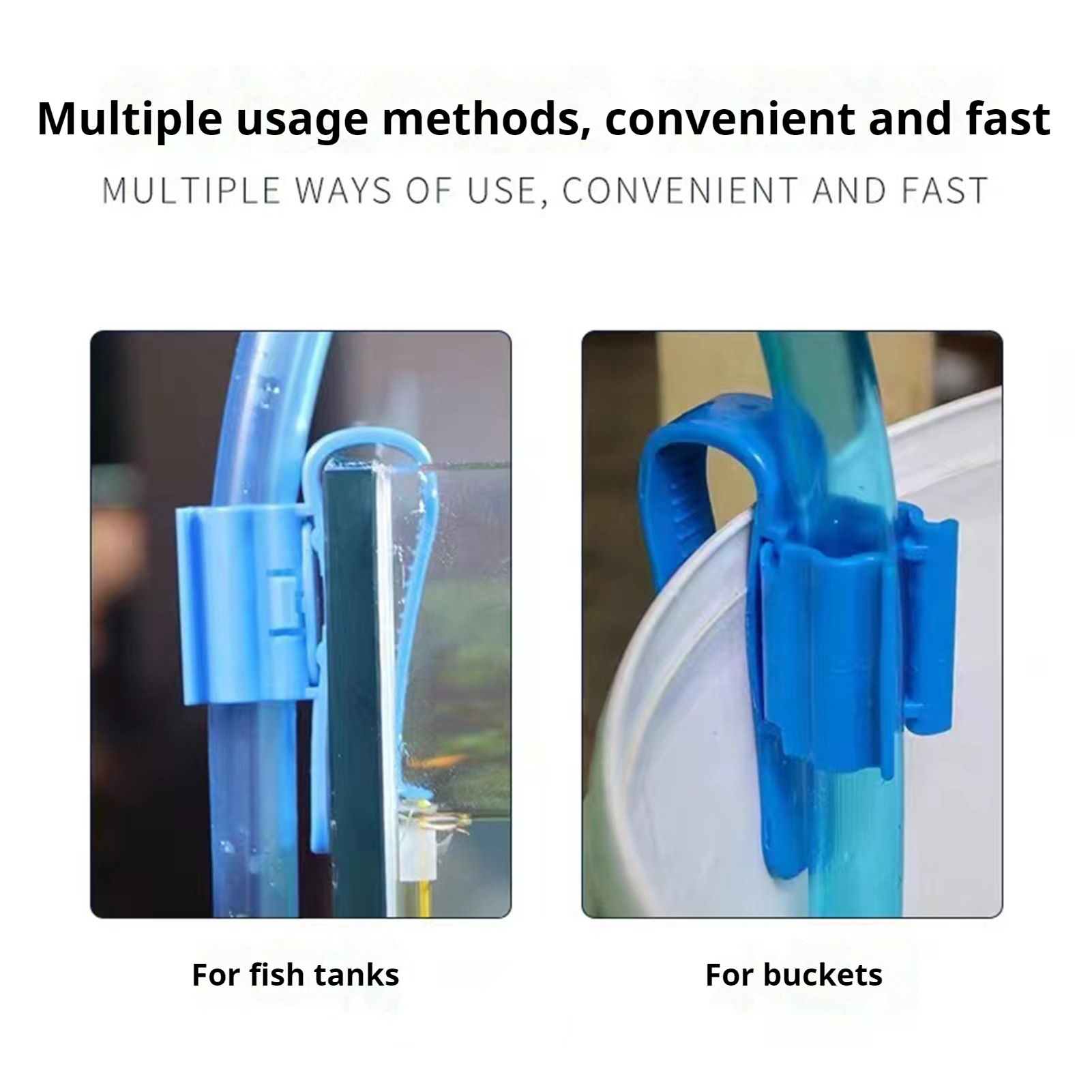 Aquarium Tube Holder Clip Fish - مراجعة Plastic Pipe Clip وسعره