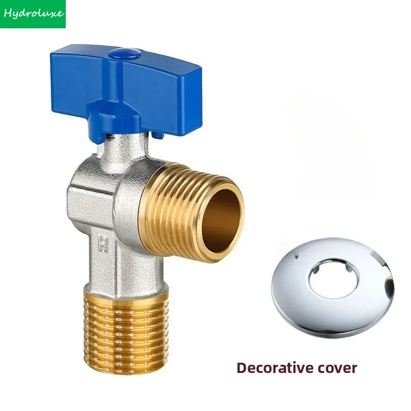 Brass Titanium G1/2 Toilet Flu - مراجعة Toilet Fill Valve وسعره