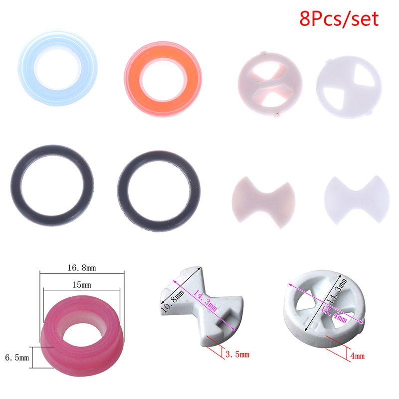 8Pcs Ceramic Disc Washer Set 1 - مراجعة Silicone Tap Washer وسعره