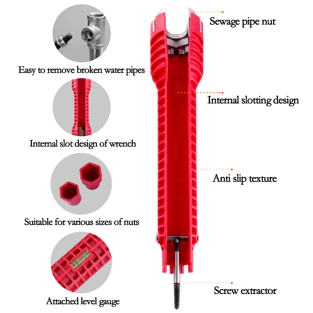 Three head red Sink wrench 8-i - مراجعة Pipe Freeze Spray وسعره