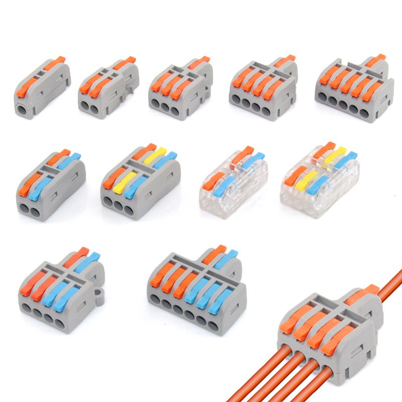 1/5/10 PCS Mini Fast Wiring Ca - مراجعة Push Fit Connector وسعره