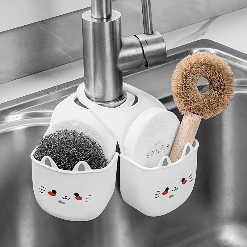 Cartoon Cat Basket Soft Buckle - مراجعة Silicone Tap Washer وسعره