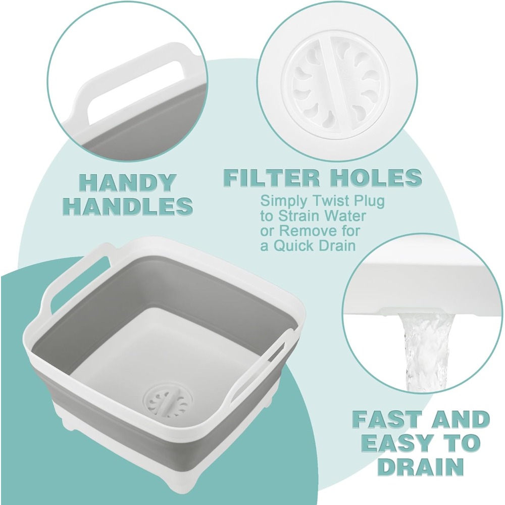 Dishpan for Washing Dishes, Dr - مراجعة Drain Pipe Clip وسعره