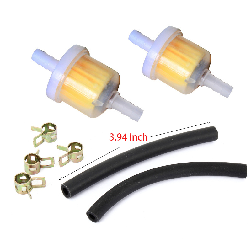 1Set Fuel Petrol Inline Hose P - مراجعة Plastic Pipe Clip وسعره