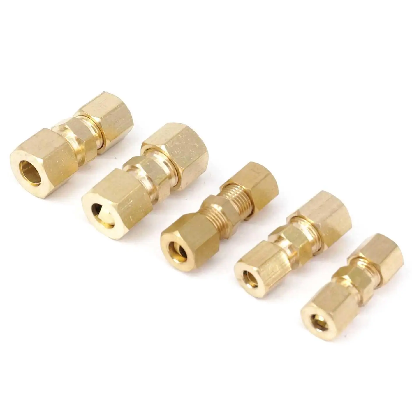 Compression Fitting Fit Tube O - مراجعة Compression Fitting Brass وسعره