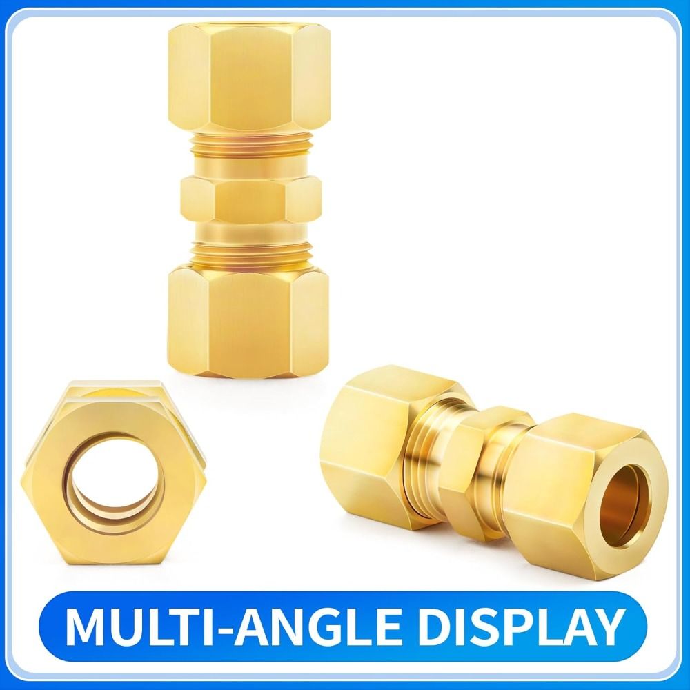 Adapter Brass Brass Compressio - مراجعة Compression Fitting Brass وسعره