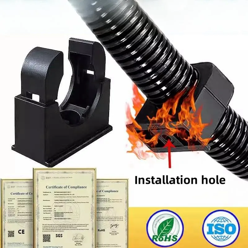 10pcs Plastic pipe clip Bellow - مراجعة Drain Pipe Clip وسعره