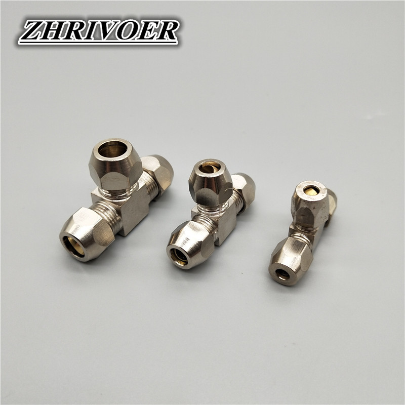 1Pcs Pneumatic Fittings Brass  - مراجعة Compression Fitting Brass وسعره