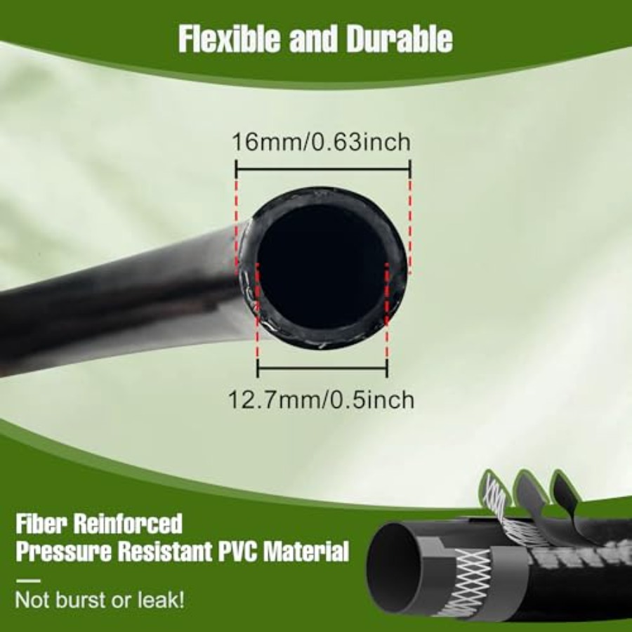 100FT 1/2 Inch Drip Irrigation - مراجعة Push Fit Connector وسعره