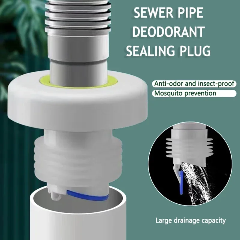 Pipe Drain Sealing Plug Deodor - مراجعة Drain Pipe Clip وسعره